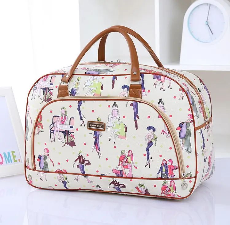 Bolso Casual con diseño para viaje Blanco 4202.19-LB-C1