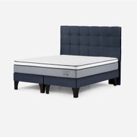 Dormitorio Indie King Respaldo Issey Azul