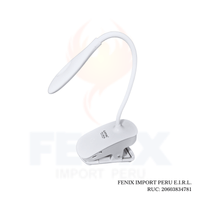 Lámpara De Escritorio Clip Táctil Multifuncional Cn-L3801b BLANCO