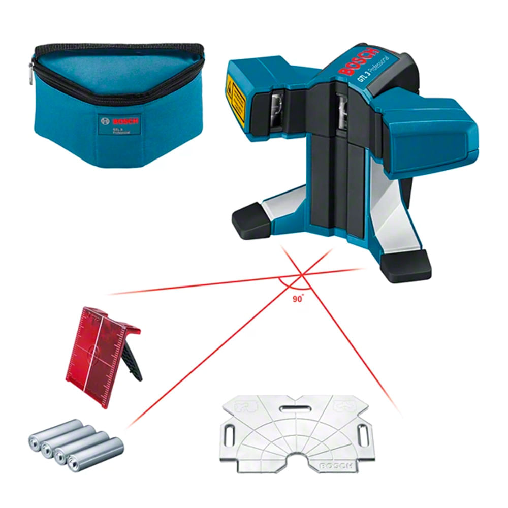 Nivel Láser Bosch GTL 3 Especial Cerámicos Mayolicas + Bolsa Protectora