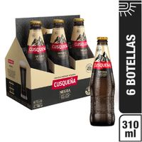 Cerveza CUSQUEÑA Malta Botella 310ml Paquete 6un