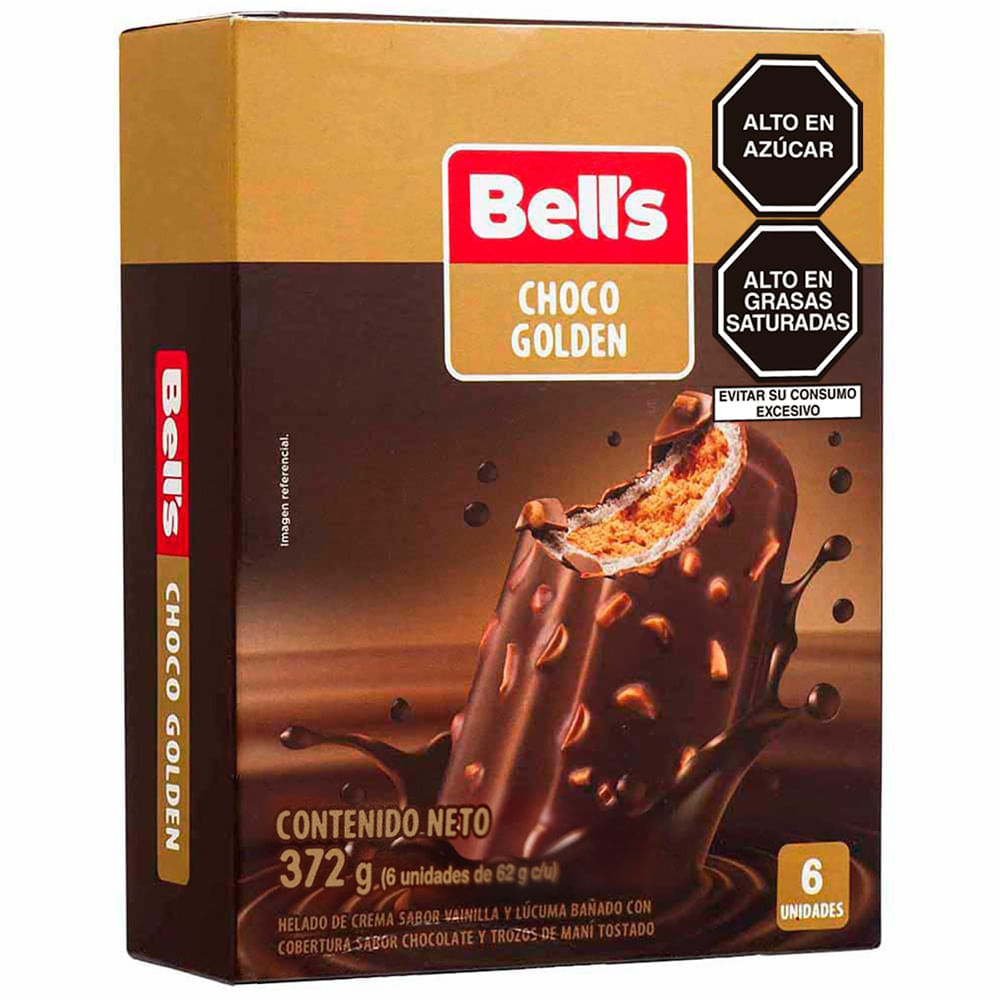 Paleta Choco Golden BELL'S 6un Display 372g