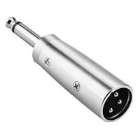 Adaptador Audio XLR Macho A Plug Mono De 6.5mm Macho