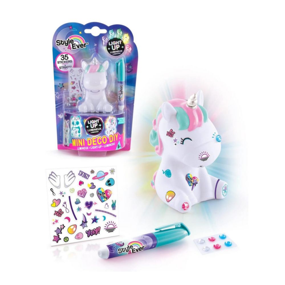Juguete Canal Toys Mini Deco Light Up Style 4Ever Unicornio