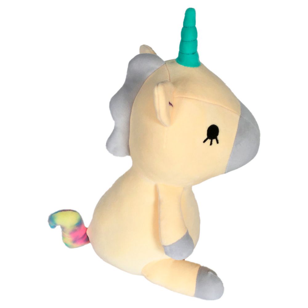 Peluche Kisses Unicornio 35Cm Amarillo Pastel