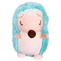 Peluche Kisses Erizo 35Cm Celeste