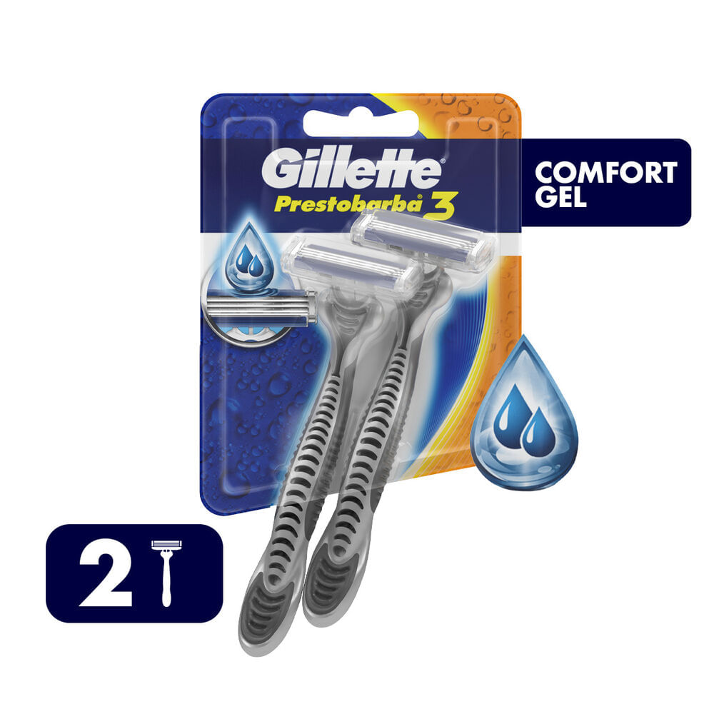 Máquinas Afeitadoras Desechables Gillette Prestobarba3 2 un