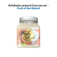 Exfoliante corporal Coco con sal 500ml - Fruit of the Wokali