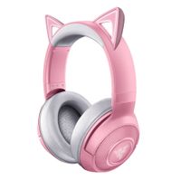 Audífonos gamer Razer Kraken Kitty BT Edition, inalámbricos, bluetooth, bluetooth, para PC, quartz rosa