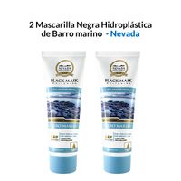 2 Mascarilla Negra Hidroplástica de Barro marino 120gr - Nevada