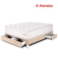 Cama Royal Elizabeth Cajones 2 Plazas Champagne