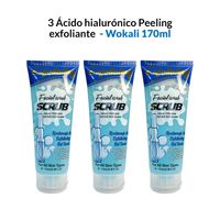 3 Acido hialurónico Peeling exfoliante 170ml – Wokali