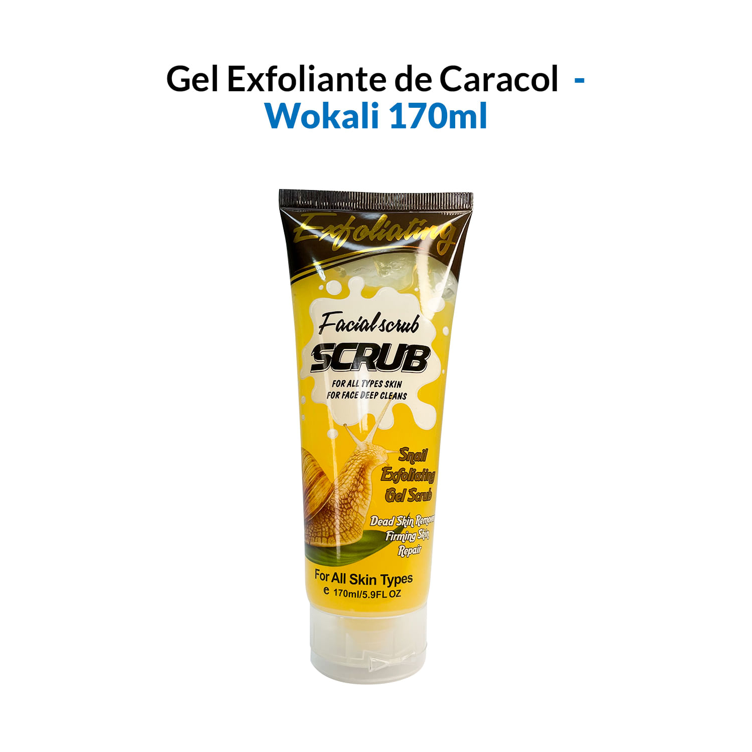 Gel Exfoliante de Caracol 170ml – Wokali