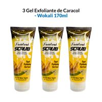 3 Gel Exfoliante de Caracol 170ml – Wokali