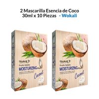 2 Mascarilla Esencia de Coco 30ml x 10 Piezas – Wokali
