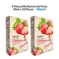 2 Mascarilla Esencia de Fresa 30ml x 10 Piezas – Wokali