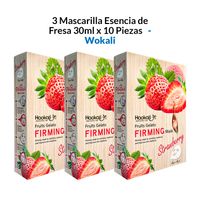 3 Mascarilla Esencia de Fresa 30ml x 10 Piezas – Wokali