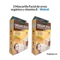 2 Mascarilla Facial de Arroz 30ml x 10 Piezas – Wokali