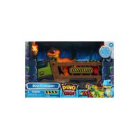 Camion Dino Troop Kids Transportador 2 Dinosaurios Naranja
