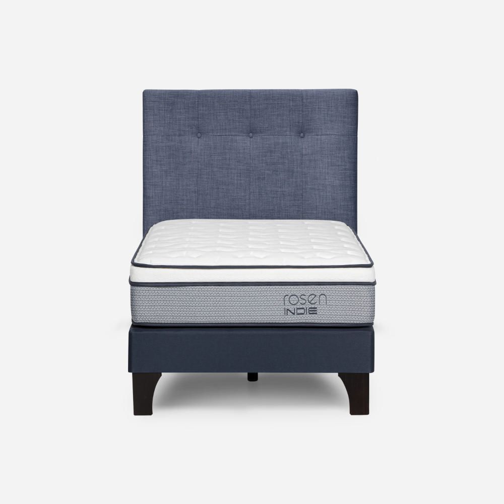 Cama Indie 1.5 Plazas New Bennet Denim
