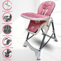 SILLA DE COMER GRADUABLE «TUMMY TRONE» ROSADO