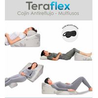 COJIN ANTIREFLUJO Y ALMOHADA MEMORY FOAM MULTIUSOS 64x60x36 CM