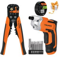 COMBO PELACABLE PONCHADOR PROFESIONAL DESTORNILLADOR INALAMBRICO