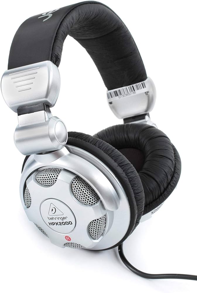 Audífonos Behringer Hpx2000 Plateado Y Negro