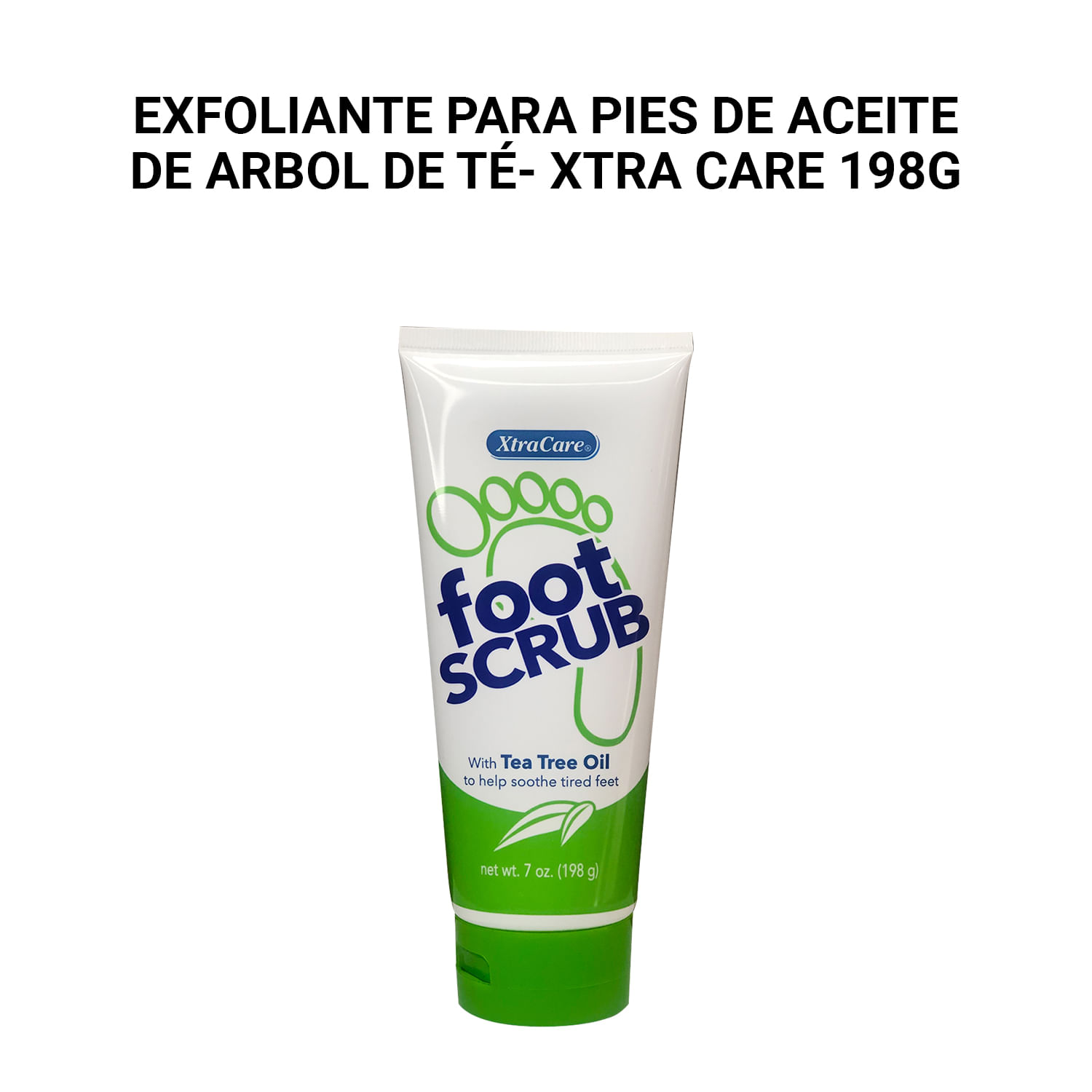 Exfoliante para pies de aceite de arbol de té- Xtra Care 198g
