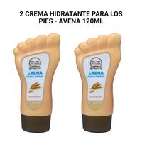 2 Crema Hidratante para los pies -Avena120ml