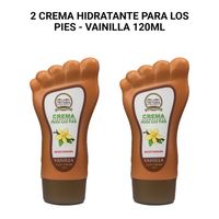 2 Crema Hidratante para los pies - Vainilla 120ml