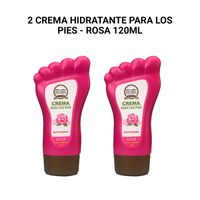 2 Crema Hidratante para los pies - Rosa 120ml