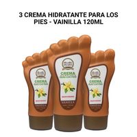 3 Crema Hidratante para los pies - Vainilla 120ml
