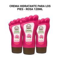 3 Crema Hidratante para los pies - Rosa 120ml