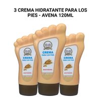 3 Crema Hidratante para los pies - Avena 120ml