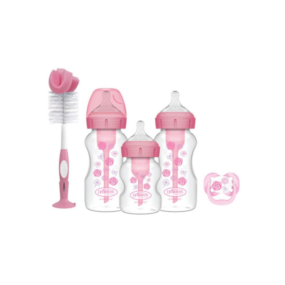 Kit De Inicio Dr Browns Boca Ancha Niña