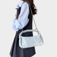 Cartera Fei Fei Taylor Denim Plomo