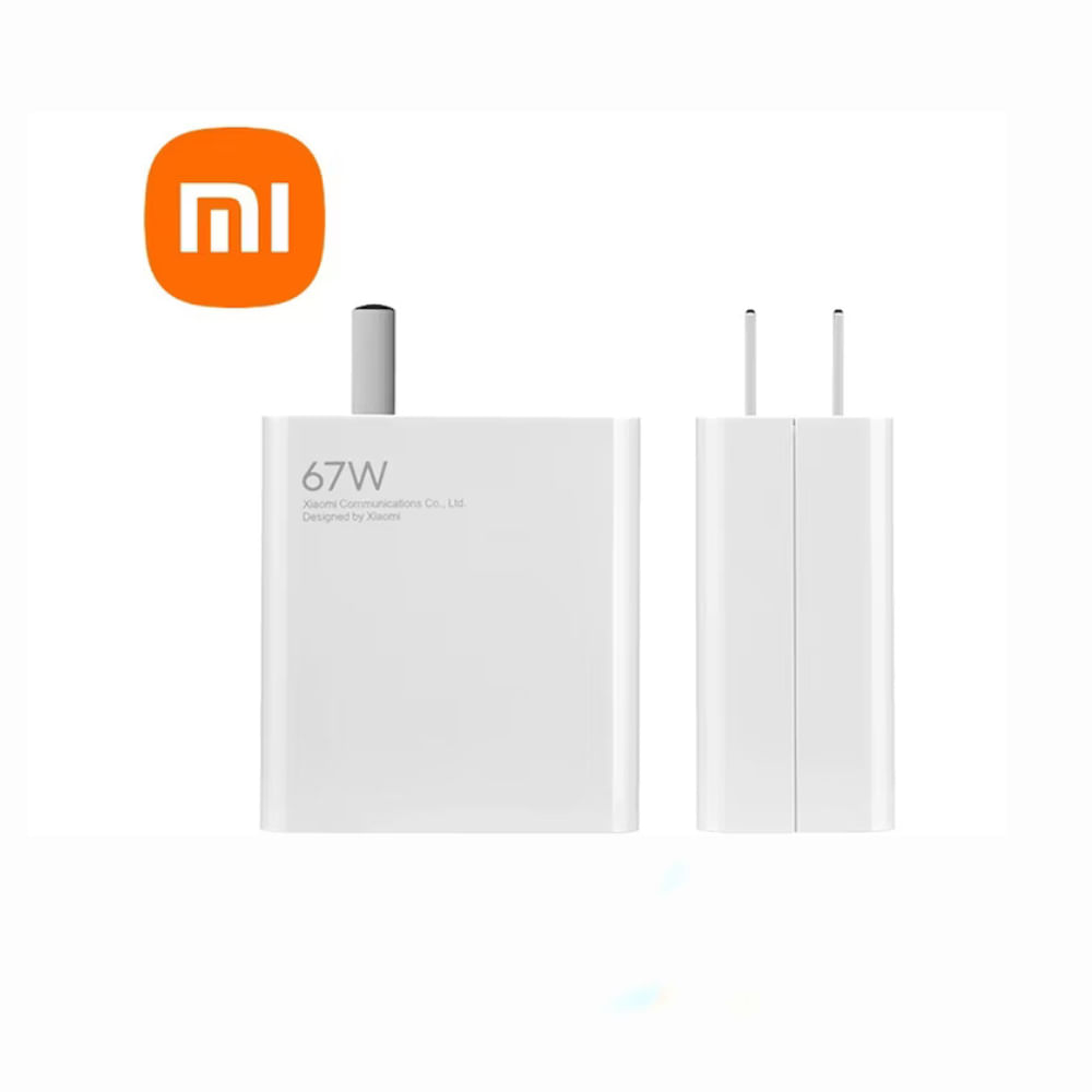 Cargador Xiaomi de 67w - Blanco