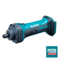 Esmeril Recto Inalámbrico Makita 18V 1/4"" Nariz Corta DGD801Z sin Batería ni Cargador