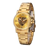 Reloj Winner Automático Acero Dorado WIN-M-1
