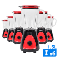 Licuadora Daewoo 400W 1.5L Pack x6
