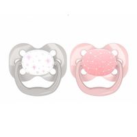 Set x2 unids. de Chupones Advantage  0 a 6m - Rosa/ Gris Constelación