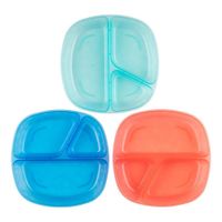 Platos con división, Pack de 3