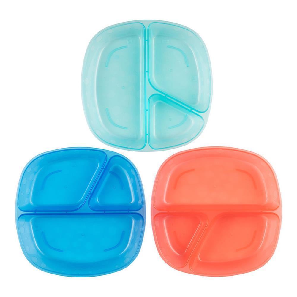 Platos con división, Pack de 3