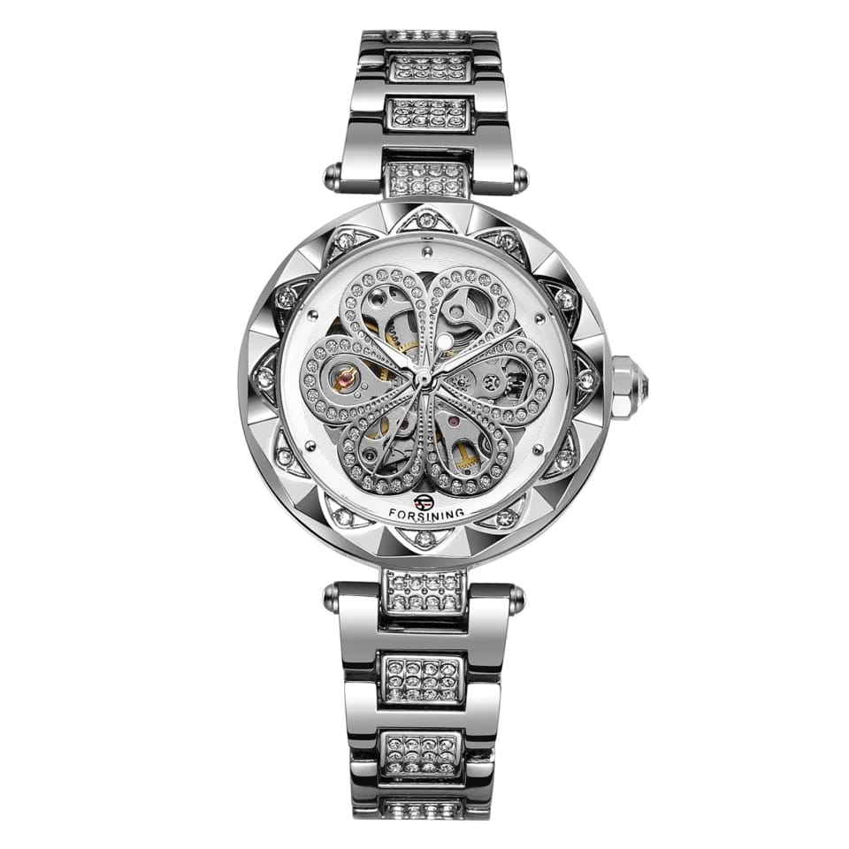 Reloj Forsining Automático Acero Plateado FOR-M-2