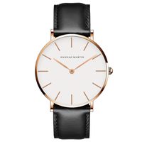 Reloj Hanna Martin Casual Negro Dorado HAN-M-10