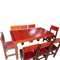 Juego De Comedor Mesa Y Sillas Chantibon Red Puro Tornillo