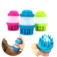 Cepillo Dispensador Celeste de Shampoo