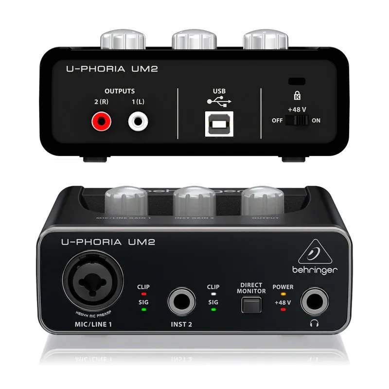 Behringer UM2 U-phoria Home Studio Interfaz Um2 Usb 2x2