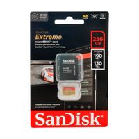 Tarjeta De Memoria 256 Gb Micro Sd Sandisk Extreme 190mb/s